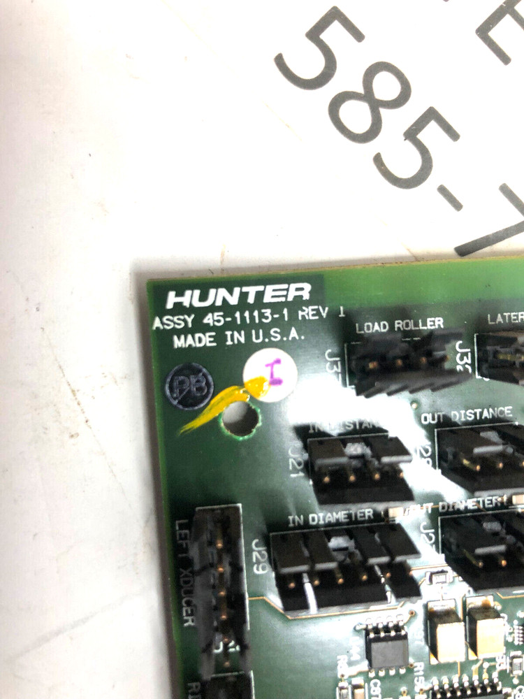 Hunter Wheel Balancer Control Converter Data Processing Board 45-1113-1-3 P141