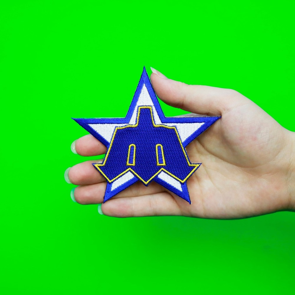 Seattle Mariners Retro Throwback Primary Team Logo 1980's Patch Jersey Emblem