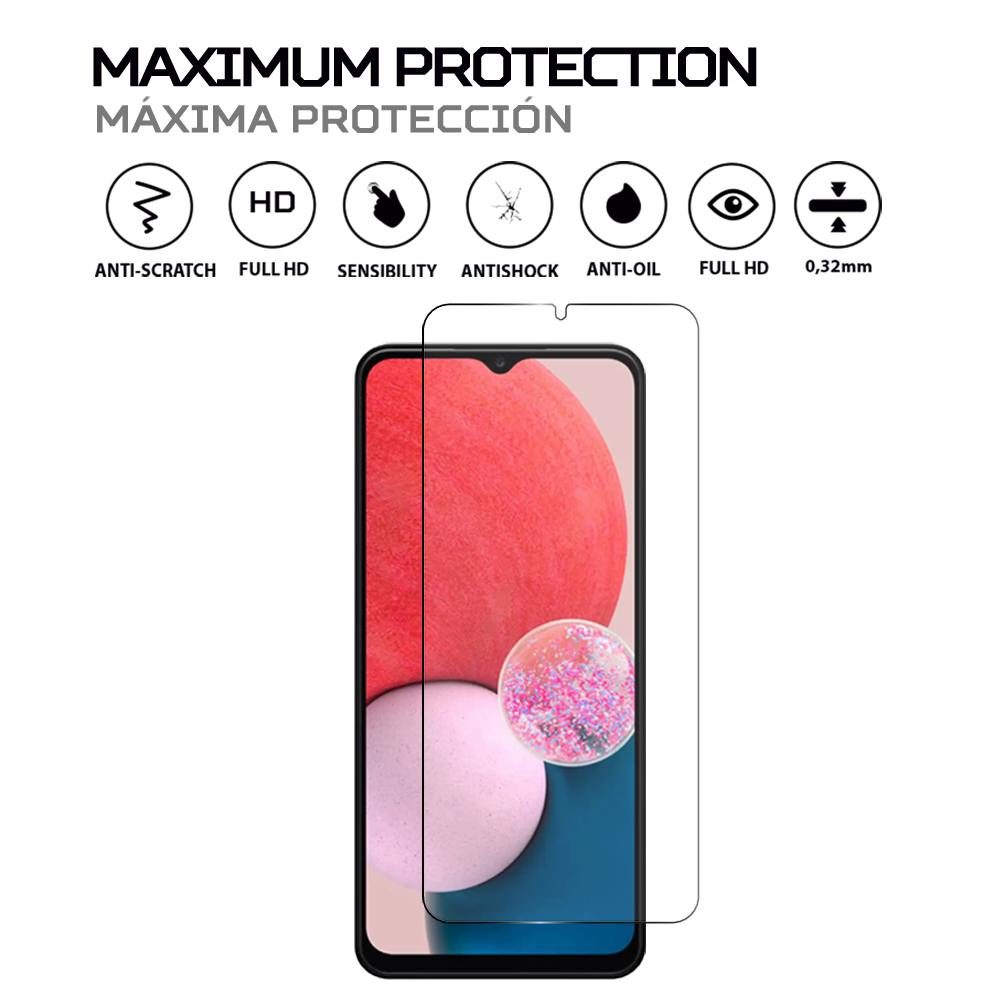 FOR SAMSUNG Galaxy A01 Clear-TEMPERED GLASS SCREEN PROTECTOR ,Case Friendly