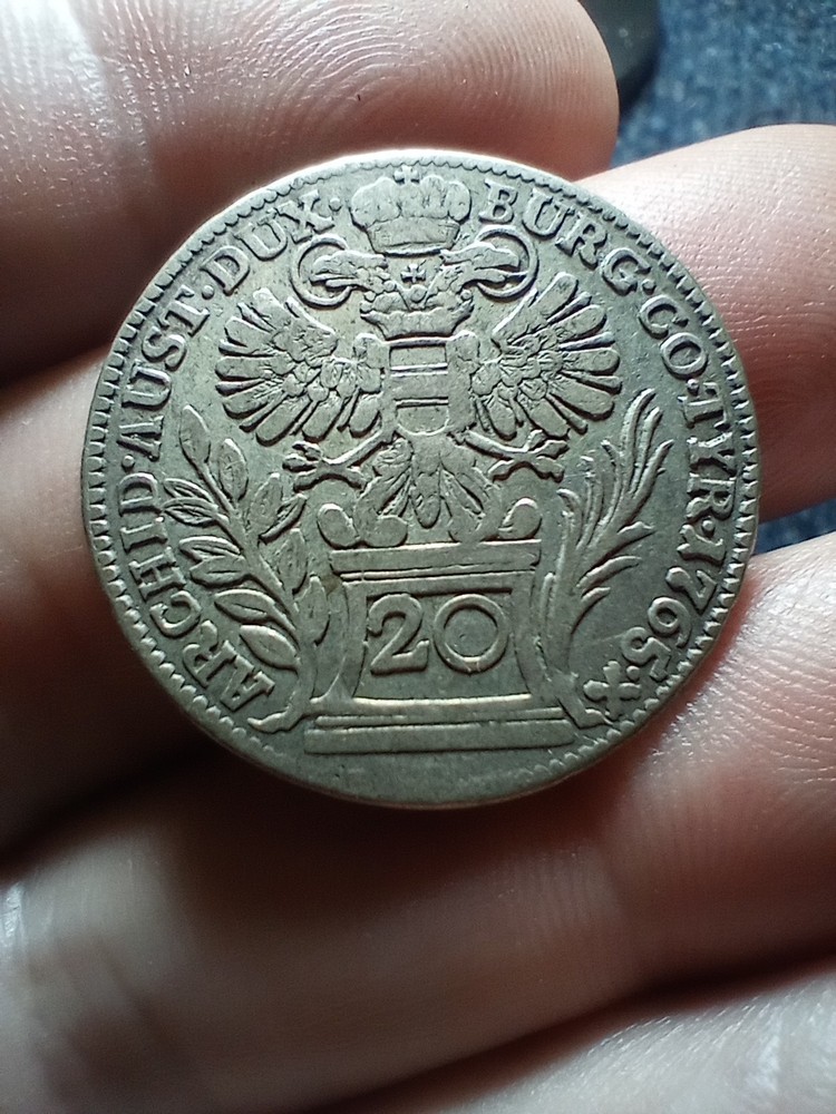 AUSTRIA - 20 kreuzer - issue 1765 - SILVER