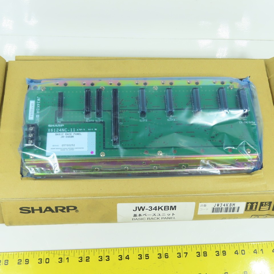 Sharp JW-34KBM Basic Rack Panel Chassis 5-Slot NEW