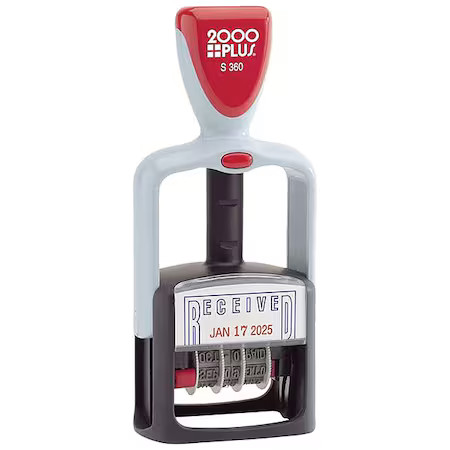 2000 Plus 038861 Message Date Stamp, 4 Bands, Received