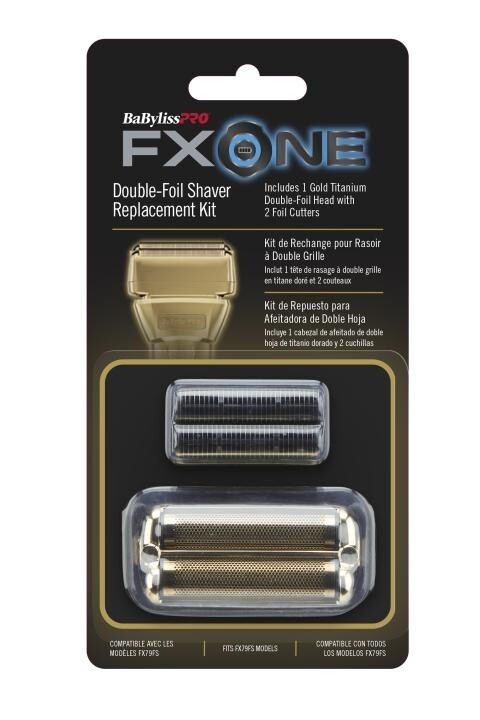BaBylissPRO FXONE Gold Replacement Double Foil & Cutters | FX79RF2G