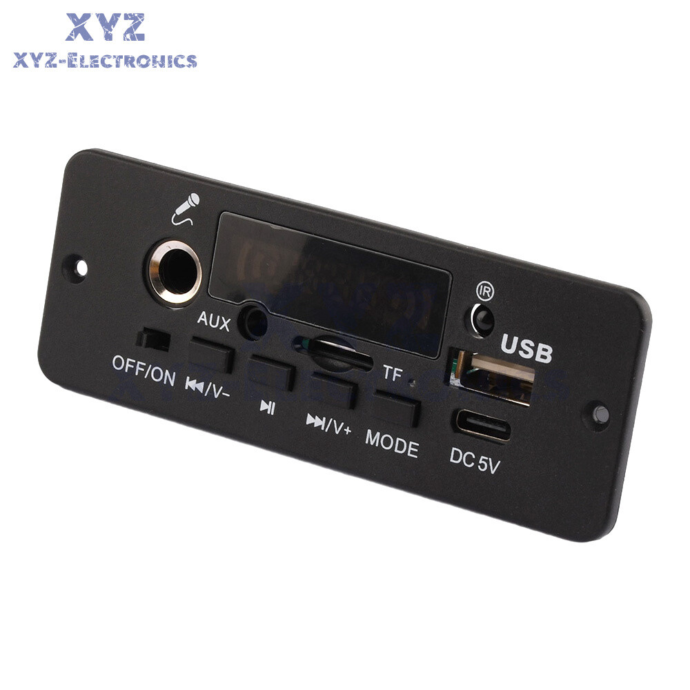DC5V 2*5W Bluetooth 5.0 Amplifier MP3 Decoder Board Car Music Player FM Radio