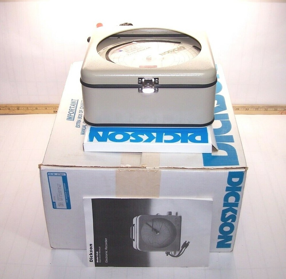 NEW DICKSON 8" MODEL EL8 CHART RECORDER 7 DAY 240 VAC  EVEV8-E2-7