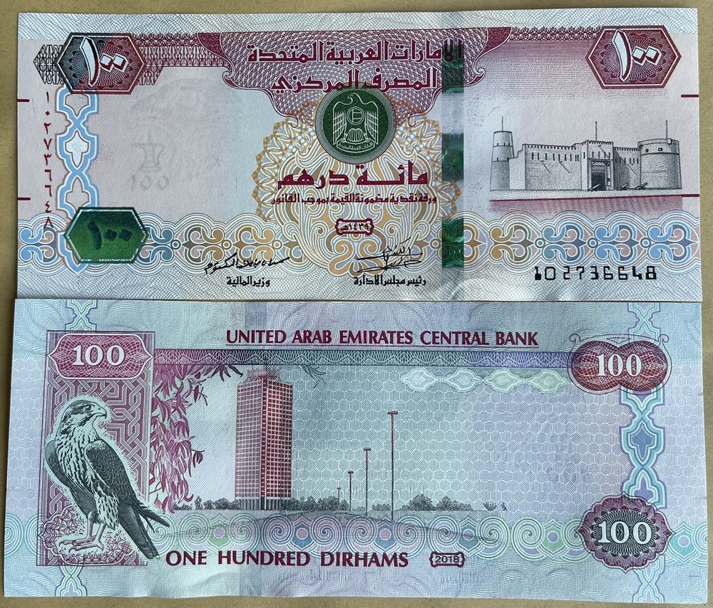 United Arab Emirates 100 Dircham 2018 year P-30g UNC