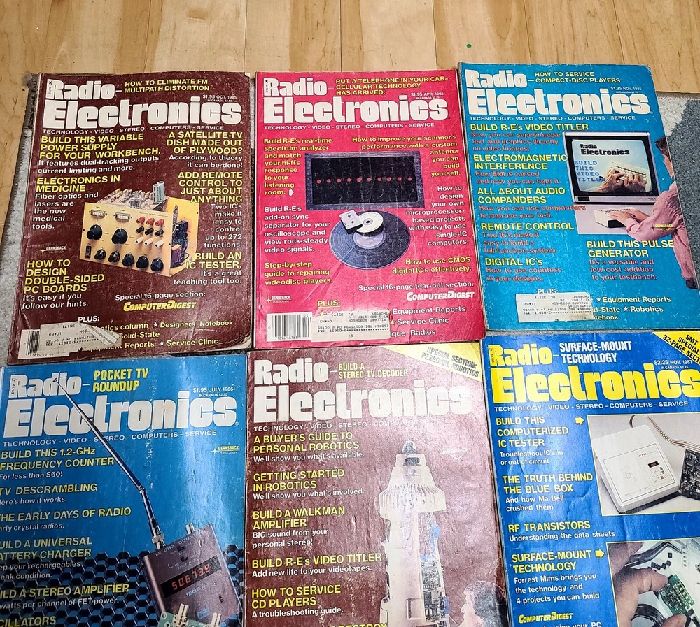 RADIO ELECTRONICS Magazine Vintage 16 Issue