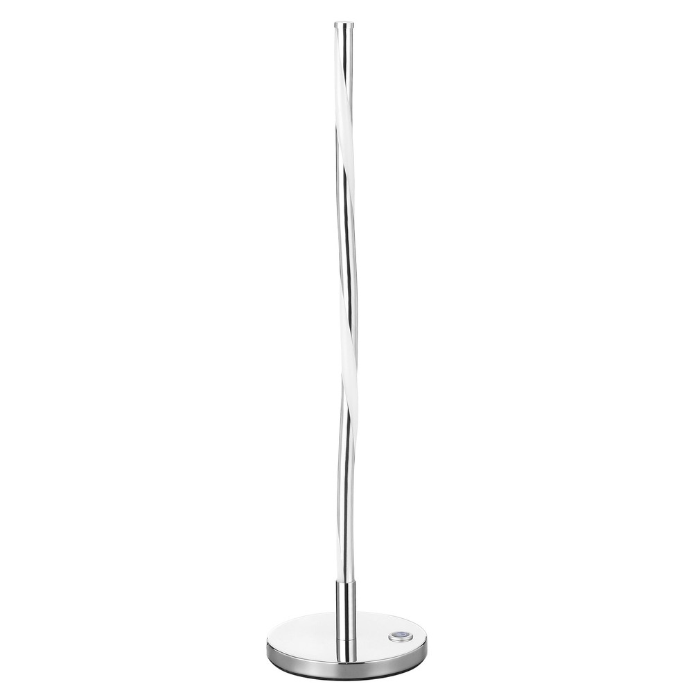 Cairo 23.5" LED Integrated Table Lamp, Chrome by JONATHAN Y