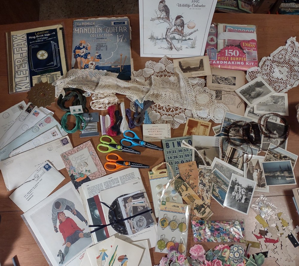 Junk Journaling & Paper Crafting Items EXTRA  LARGE Bundle Vintage & New
