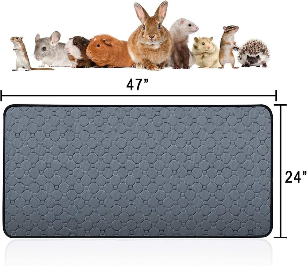 Eco-Friendly Guinea Pig Cage Liners – Super Absorbent Machine Washable 2-Pack