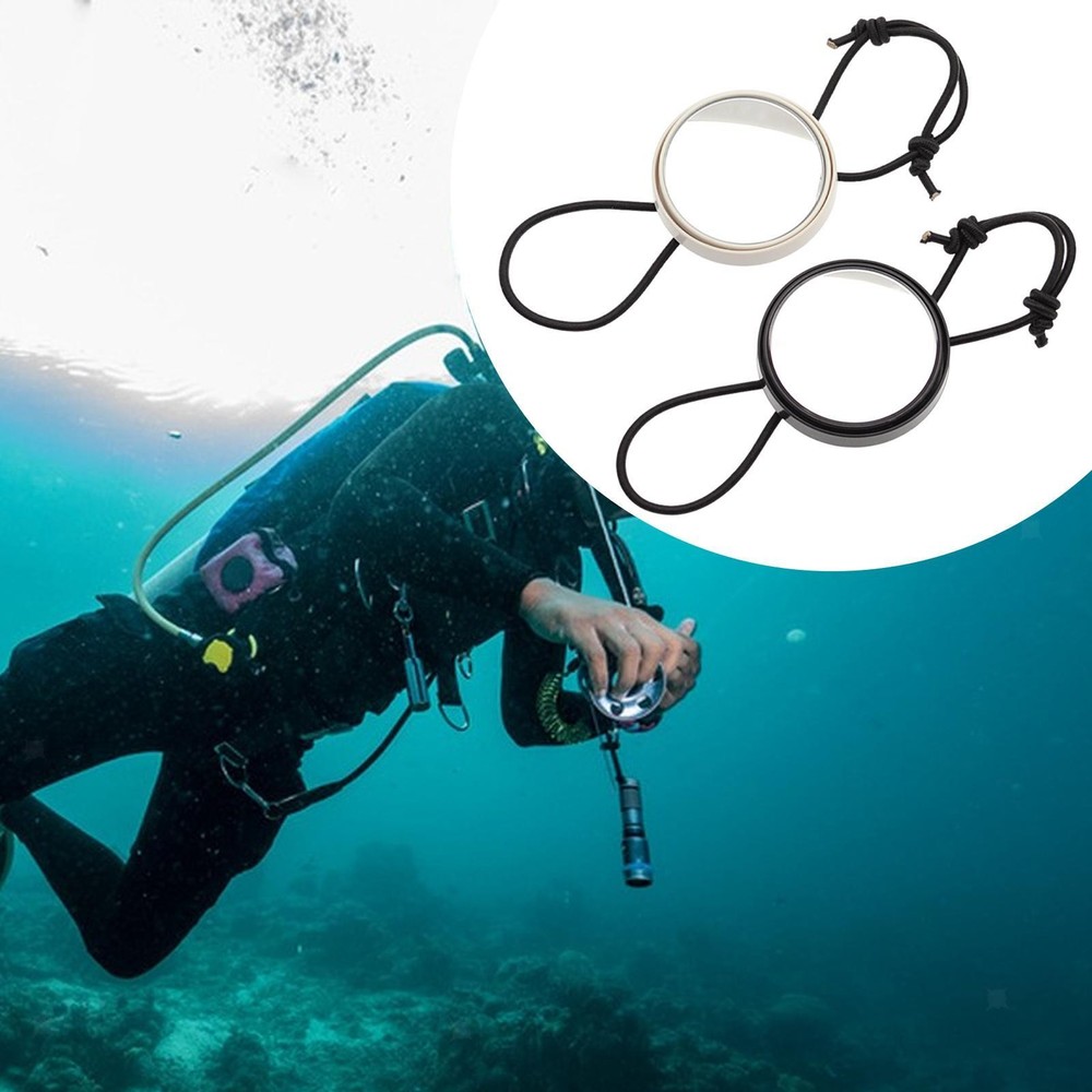 Diving Rear View Mirror for Activities Enhanced Visibility Lens Angle Cave