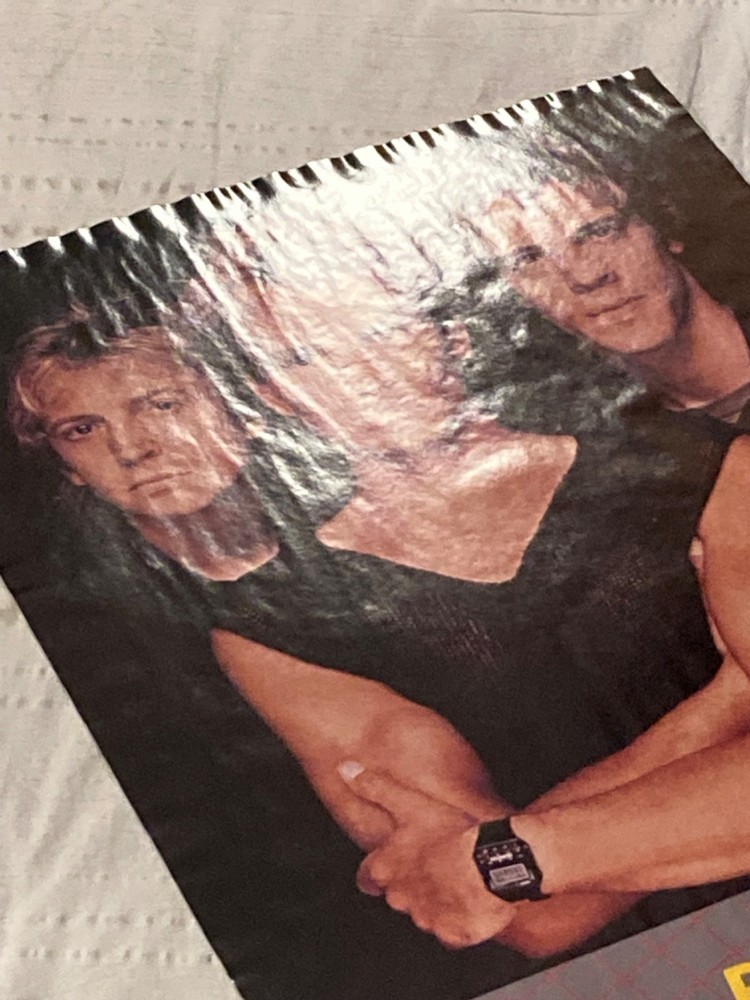 The Police 1983 Poster Western Graphics Eugene Oregon Sting Moisture Waviness O