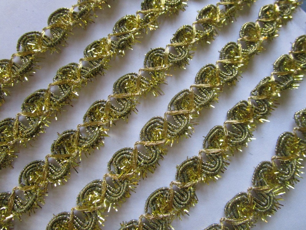 6 7/12ft Tip Nichtelastisch Gold 0 1/2in Wide Trims BB 643