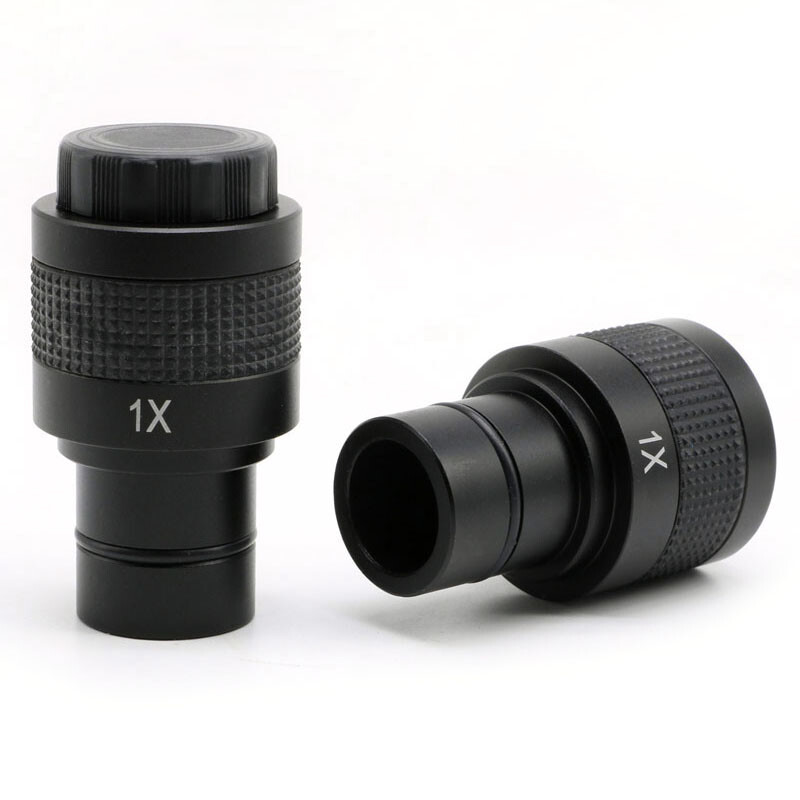 1X Microscope Camera Digital Eyepiece C Mount Lens Adapter with Adapter Rings