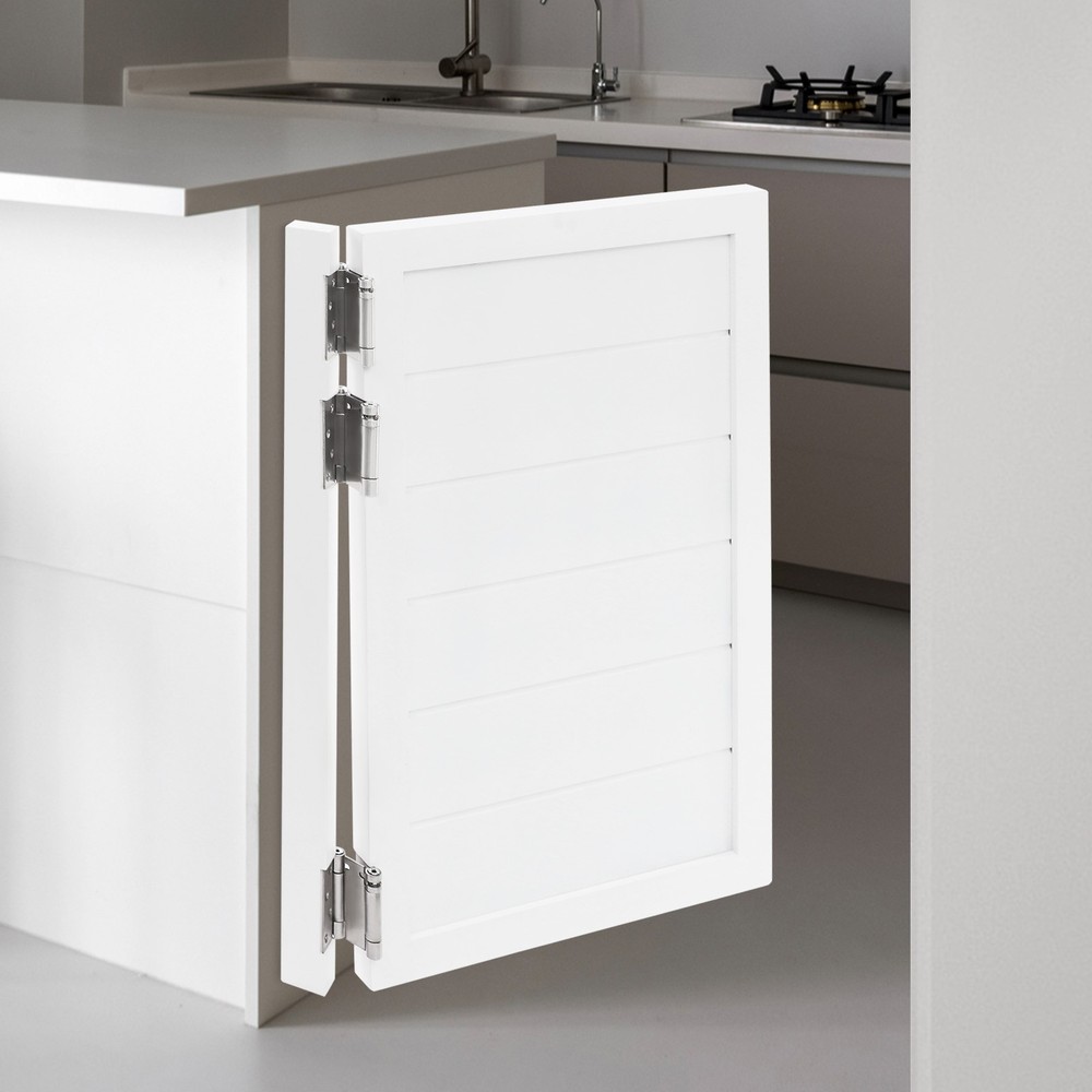 Partition Single-Door Leaf for Doorways w/ Doorpost & Hinge Multi-functional Use