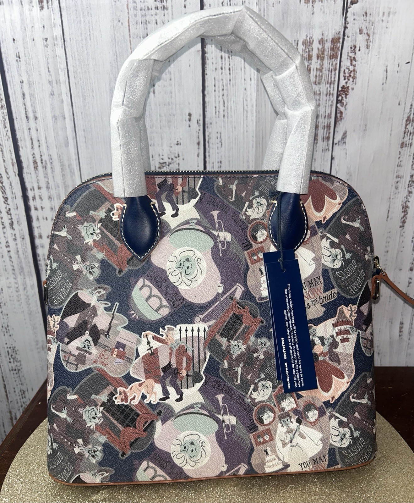 Disney Parks Dooney & Bourke The Haunted Mansion Satchel Purse Bag NWT