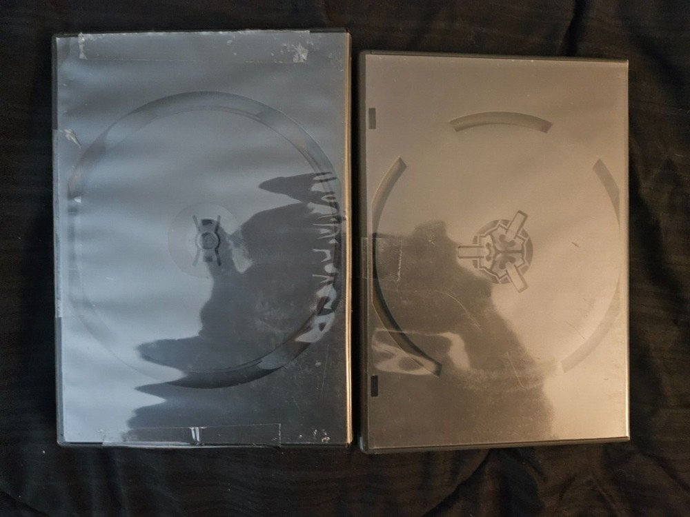 BUNDLE OF 2 Standard DVD Replacement Case 1-Disc! READ DESCRIPTION!