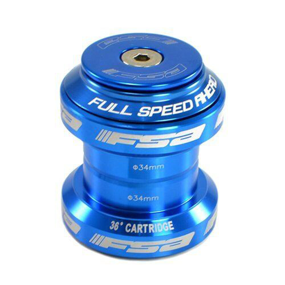 FSA Orbit MX 1-1/8" Threadless MTB Road Headset with Top Cap , Blue