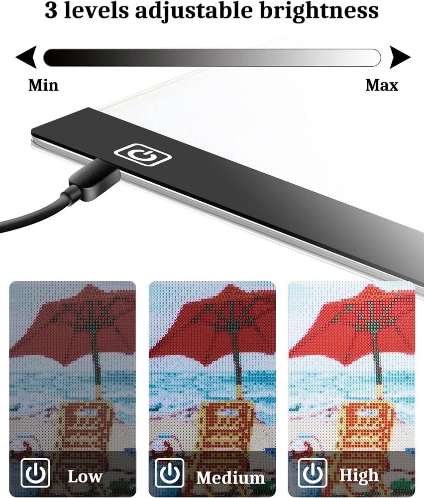 Diamond Art Light Board Kit with Storage Case