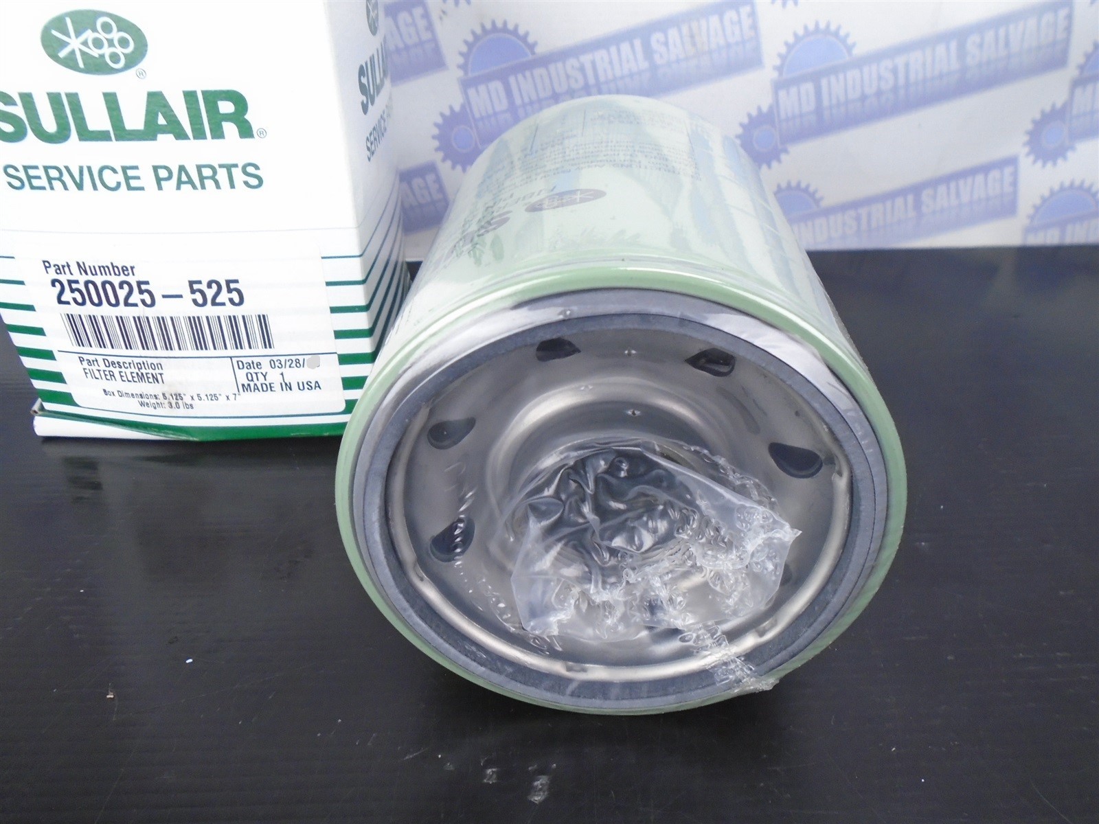 Genuine SULLAIR - 250025-525 - OIL COOLANT FILTER For AIR COMPRESSOR -NEW in BOX