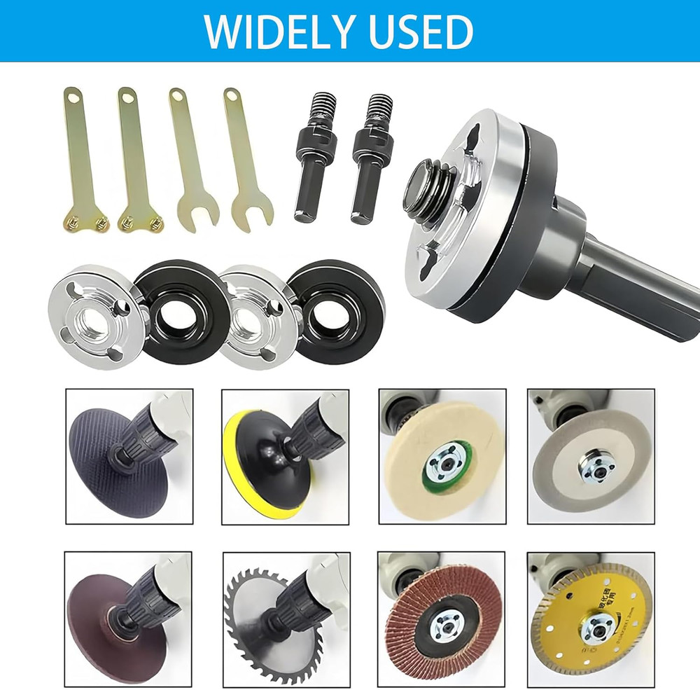 Electric Drill Conversion Rod Kit for Angle Grinder with Accessories