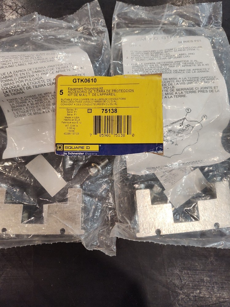 Square D GTK0610 Equipment Ground Kit