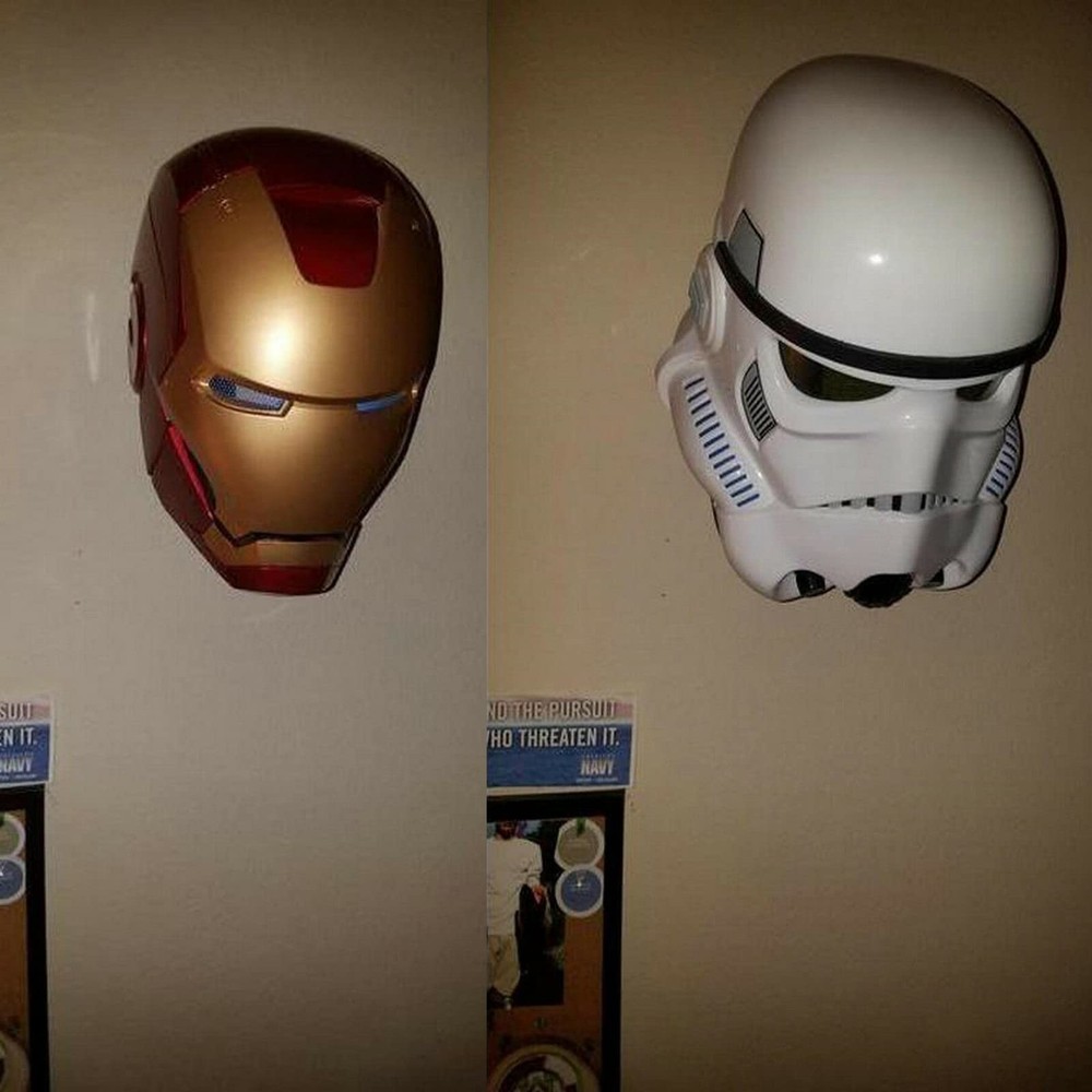 AUXPhome Professional Design - Wall Mounted Helmet Rack Storage No
