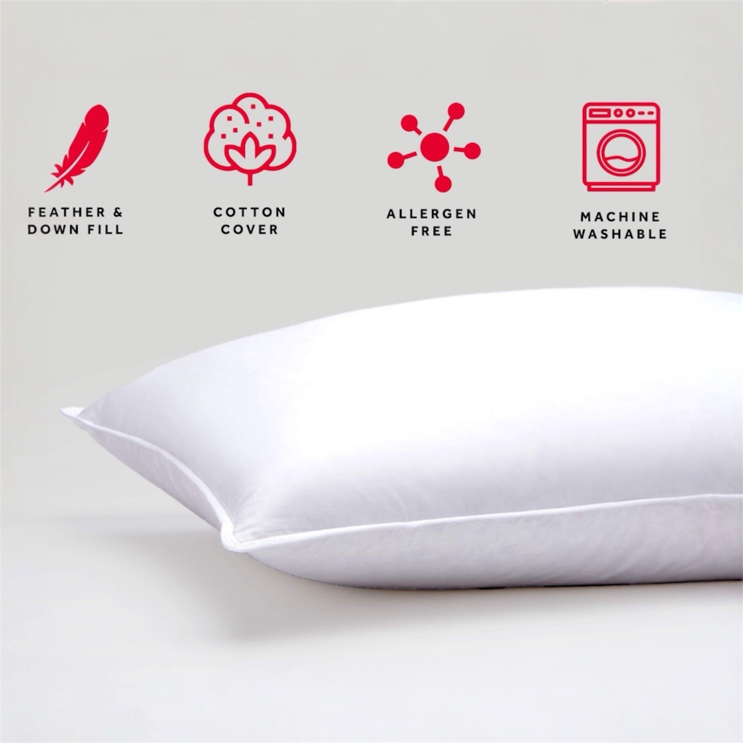 Marriott Hotels 2-Pack Feather & Down Queen 20x30 Pillows Exclusive Authentic