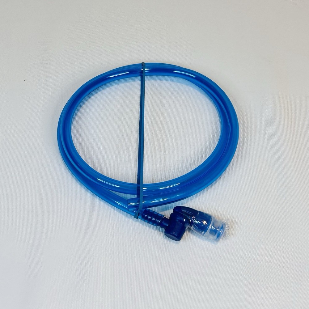 Hydration Pack Replacement Bite Valve Nozzle w/Tube Blue On/Off  for Camelback