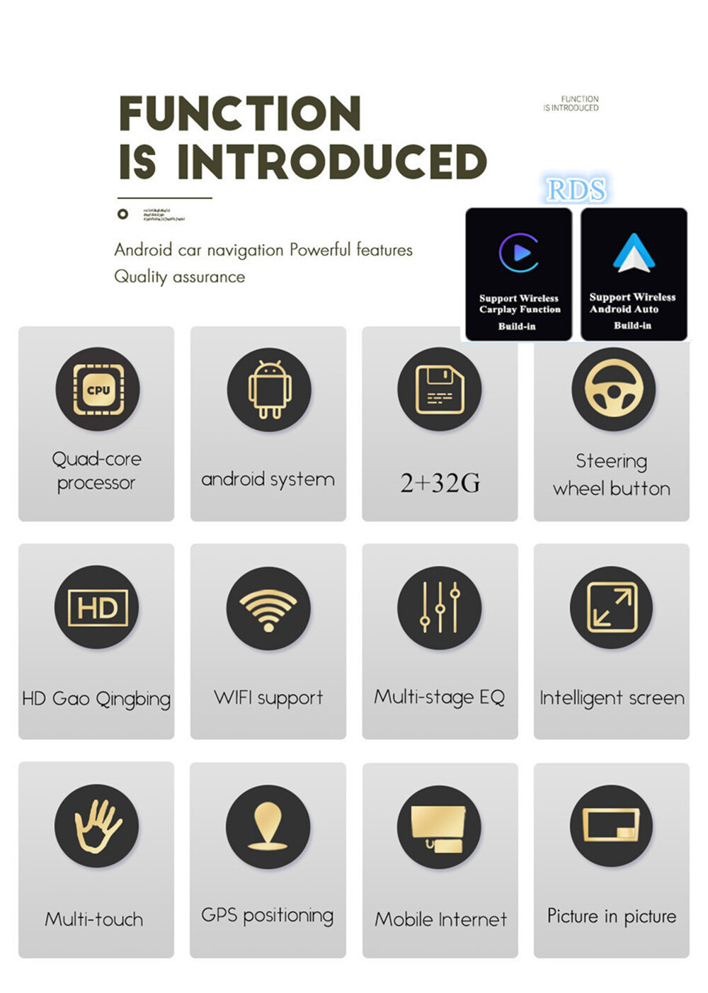 Touch Screen Fit For Dodge Caravan 1984-2000 Car Stereo Radio Player USB FM RDS