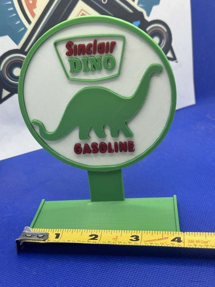 custom Sinclair gas stand