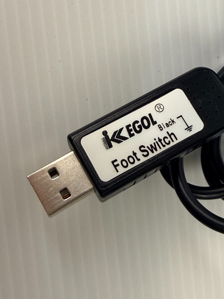 iKKEGOL USB Single Foot Switch Control One Key Customized Computer Keyboard Acti