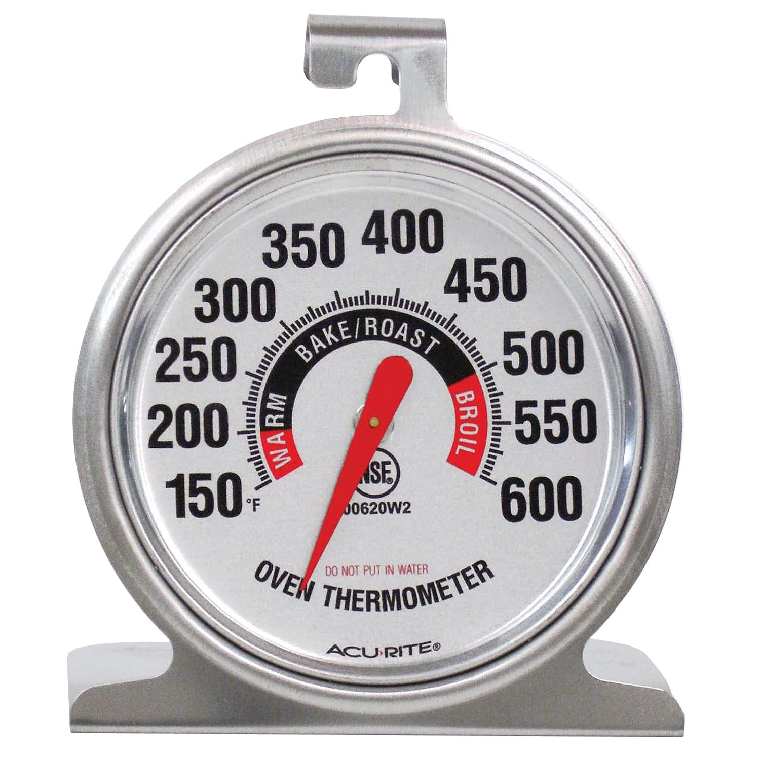 00620A2 Stainless Steel Oven Thermometer (150°F to 600°F)
