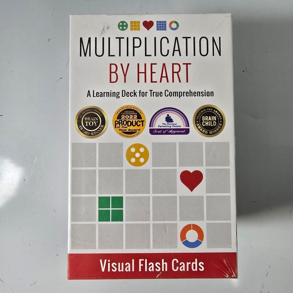 Multiplication By Heart Visual Flash Cards Learning Deck Sealed