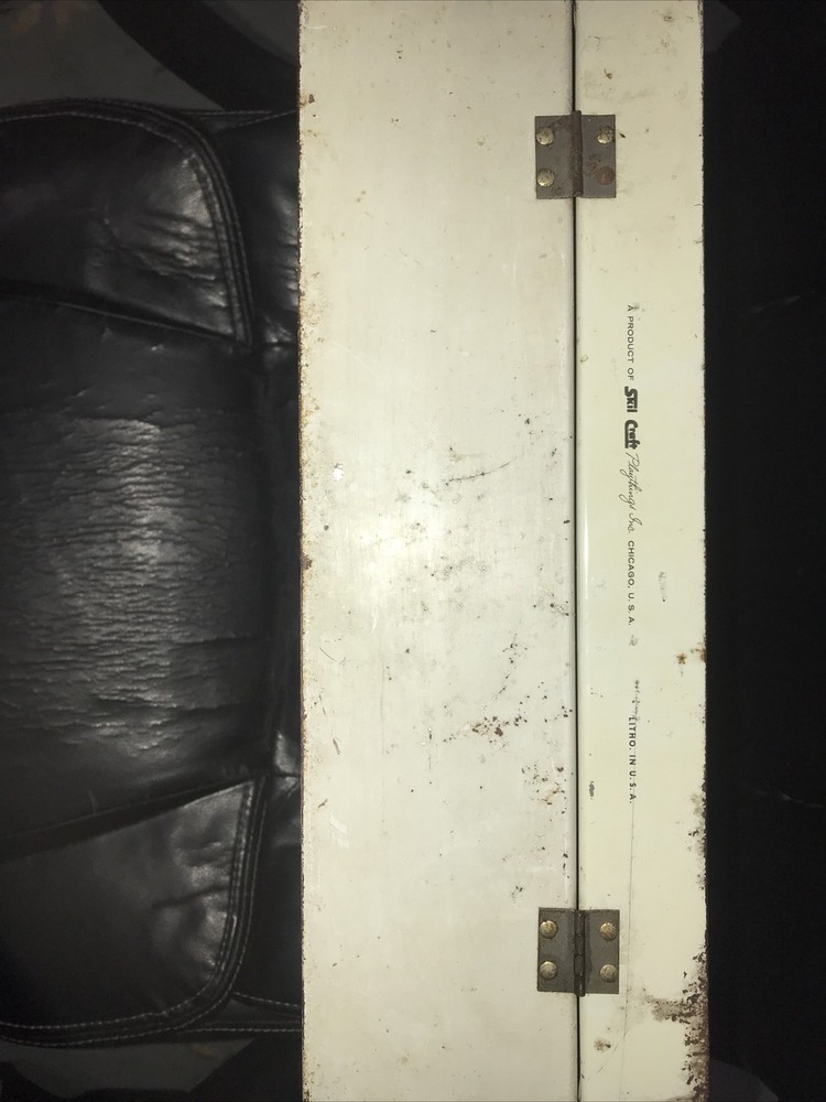 Vintage 1960’s Skilcraft Microscope Lab Metal Case Prop