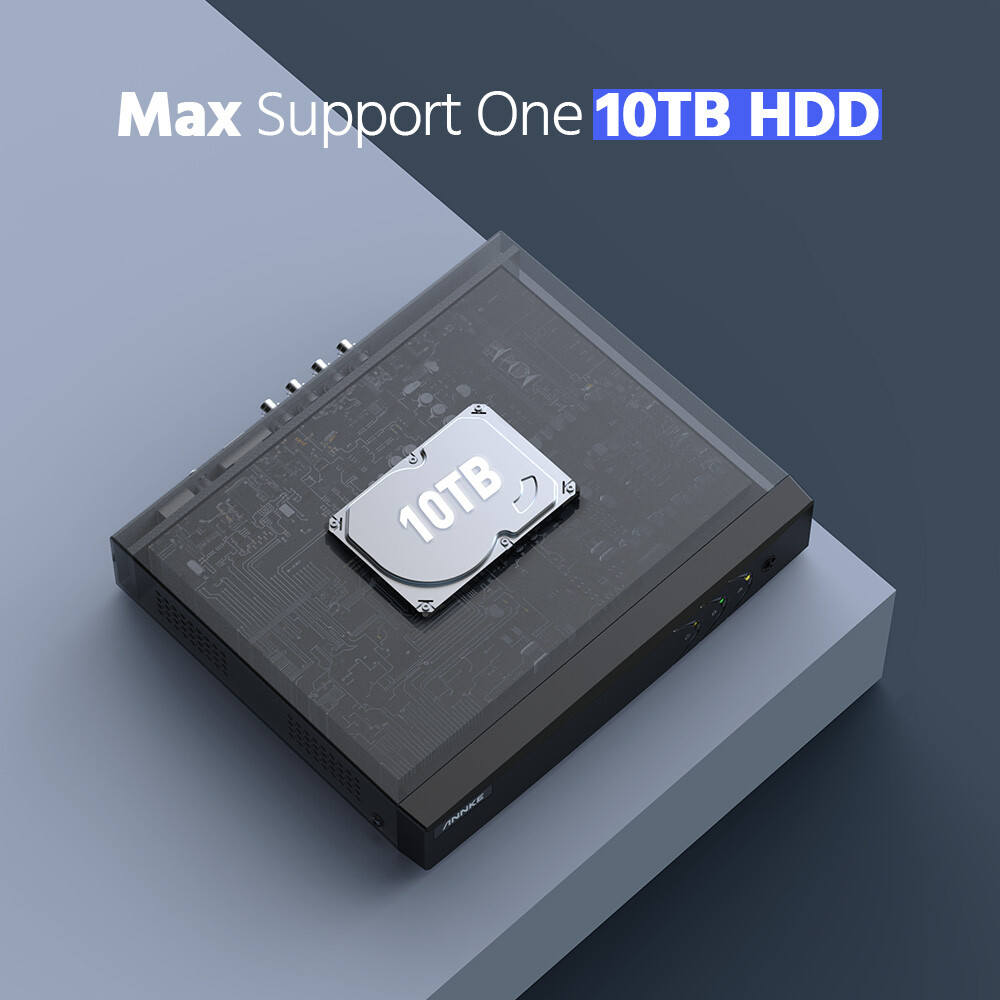 ANNKE 16CH 8CH 3K 5MP Lite H.265+ DVR CCTV Security Video Recorder AI Detection