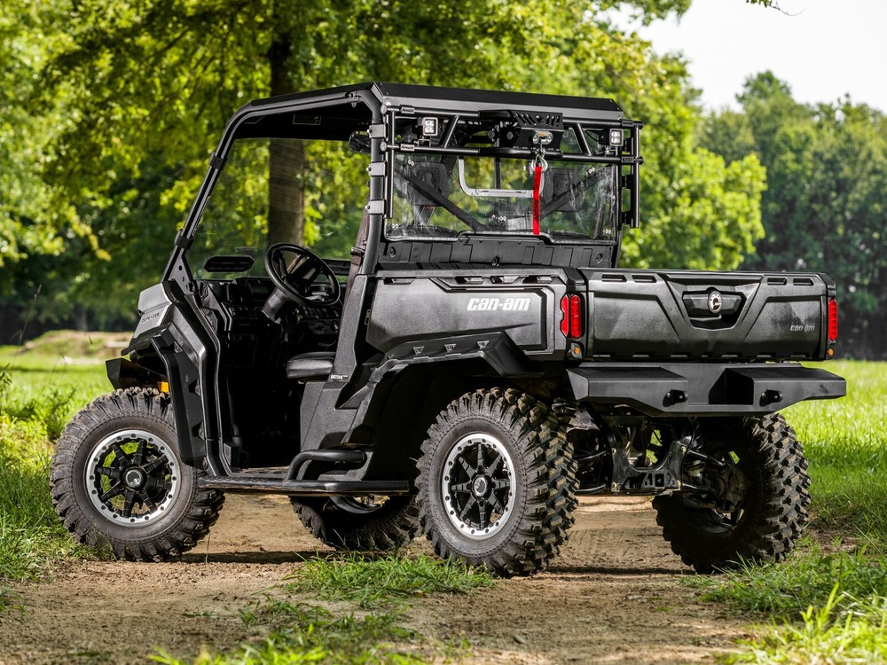 SuperATV Game Loader Rack for Can-Am Defender with 2 Cube Lights