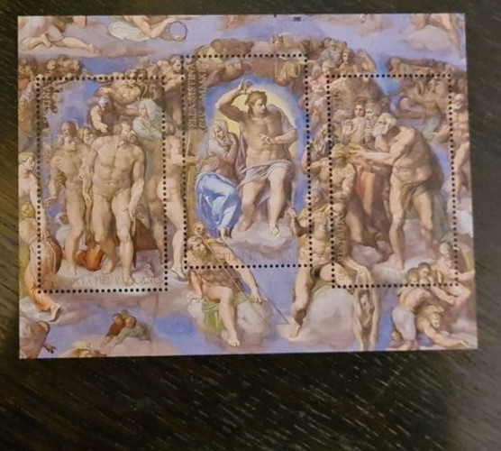 Vatican 2019 - 25th Restoration Sistine Chapel - Sheetlet