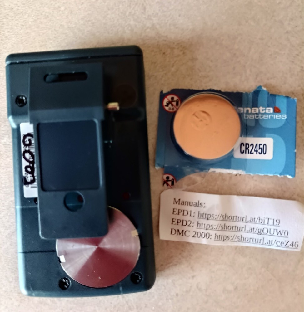 MGP DMC 2000 S Personal Electronic Radiation Dosimeter DMC 2000S WITH BATTERY