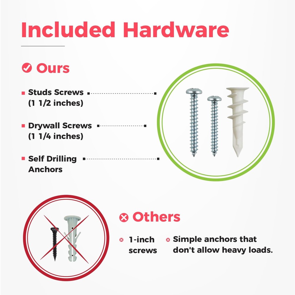 Garage Wall Organizer | 64" Heavy-Duty Tool Storage Rack | Adjustable Double-...