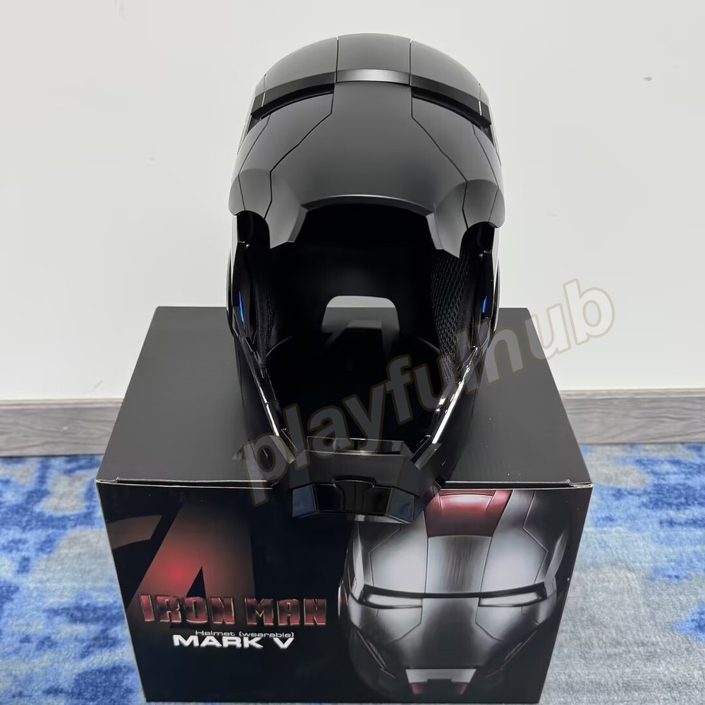 Autoking Iron Man Helmet MK5 1/1 Voice-controlled Mask Transform Cosplay Prop