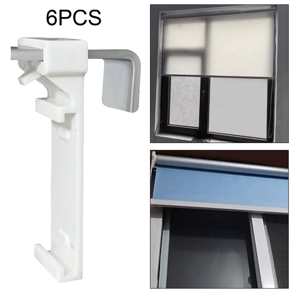 6Pcs Clamp Holders for Roller Blind for Panel Double Roller Blinds Garden