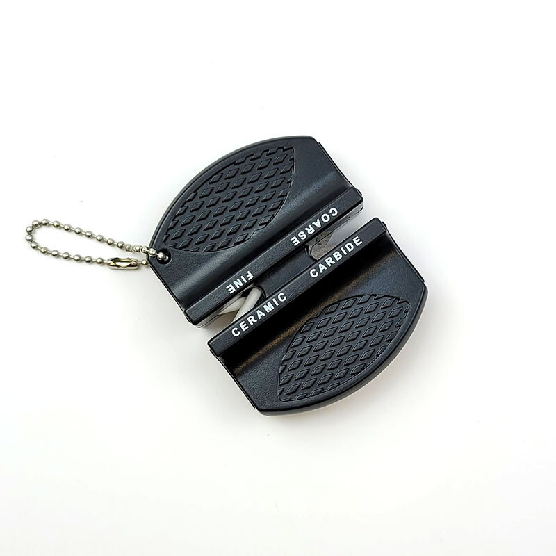 Pull Through 2-Step Ceramic and Carbide Knife Sharpener