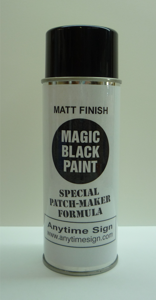 IR Night Vision Transparent Magic Black™ Patch Maker formula spray paint matt