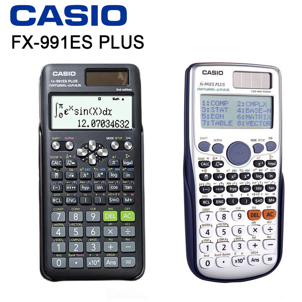 CASIO FX-991ES Plus Functional Scientific 10+2Digit Calculator Student Engineer