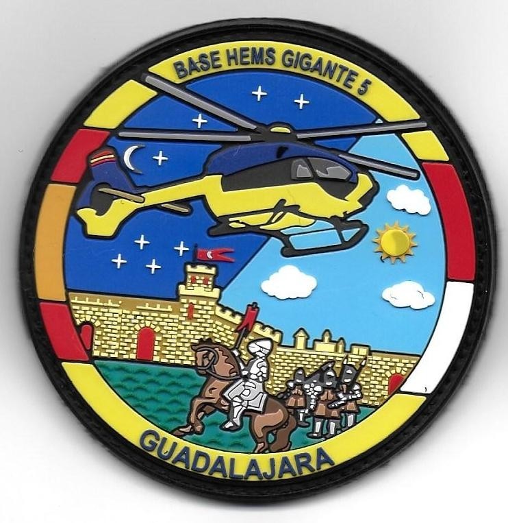 SPAIN GUADALAJARA EMERGENCY HEMS HELICOPTER PATCH