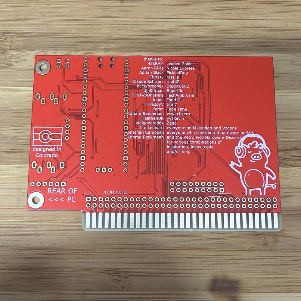 PicoGUS v1.2 High Quality ENIG PCB Red (PCB Only, No Components)