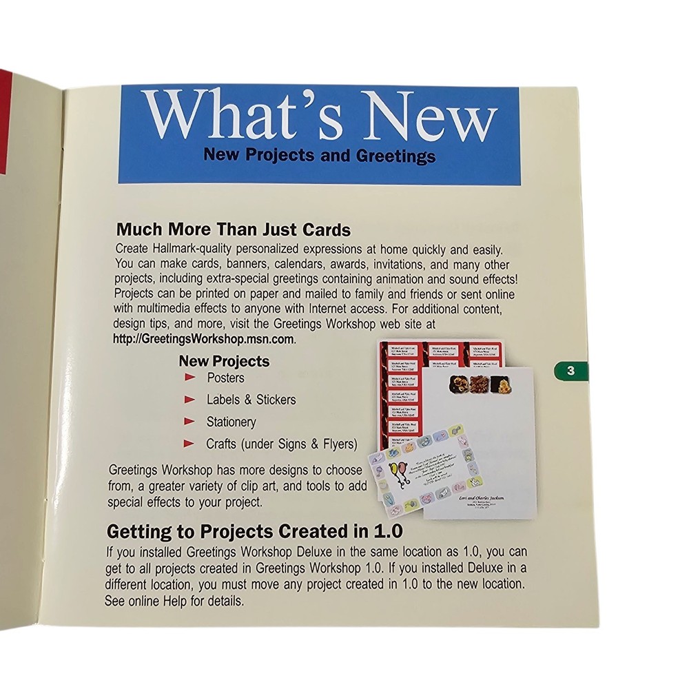 Greetings Workshop Version 2.0 - Microsoft Hallmark Connections Card Making