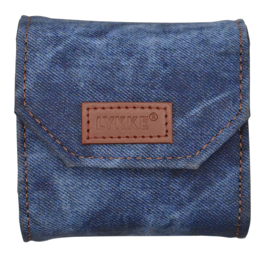 Lykke ::3.5" Indigo Interchangeable Needle Starter Set:: Azure Fabric Case