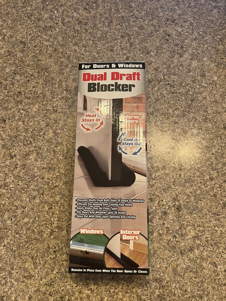 Dual Draft Blocker For Doors And Windows 36 Inches